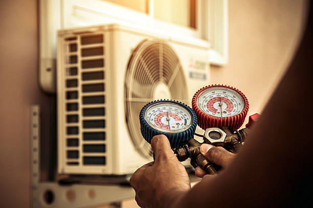 Professional Hvac technician working in Hanover, OH